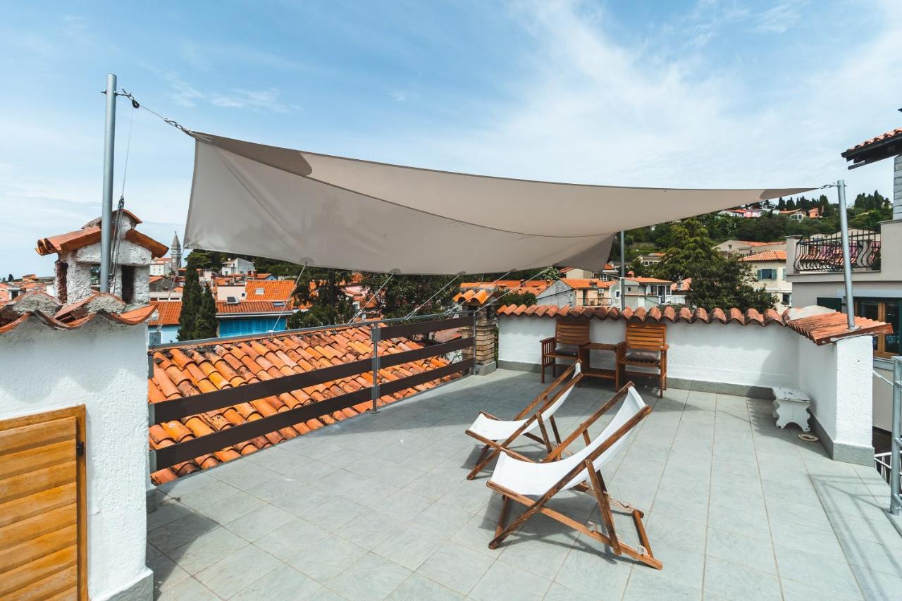 Kat-Y Terrace With Excellent View Apartman Piran Kültér fotó